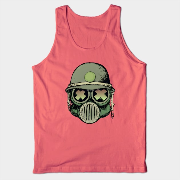 War Skull Tank Top by mangulica